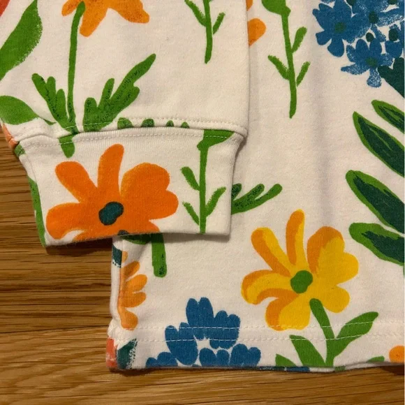 Garnet Hill Floral Turtleneck - Picture 3 of 3